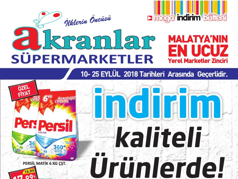 Akranlar Süpermarket İlklerin Öncüsü