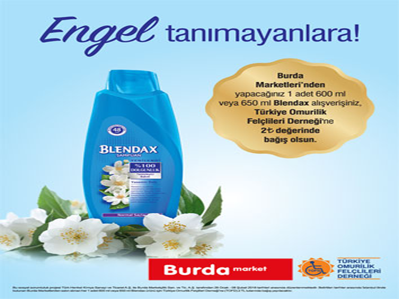 Burda marketlerden Türkiye Omurilik Felçliler Derneği’ne destek…