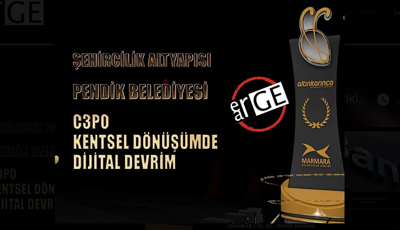 PENDİK BELEDİYESİNE ALTIN KARINCA ÖDÜLÜ