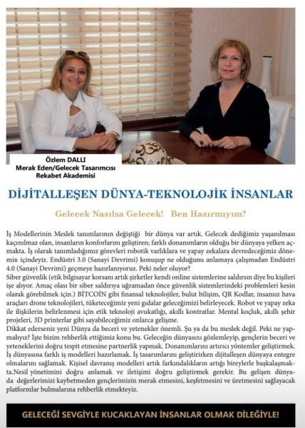 DİJİTALLEŞEN DÜNYA - TEKNOLOJİK İNSANLAR