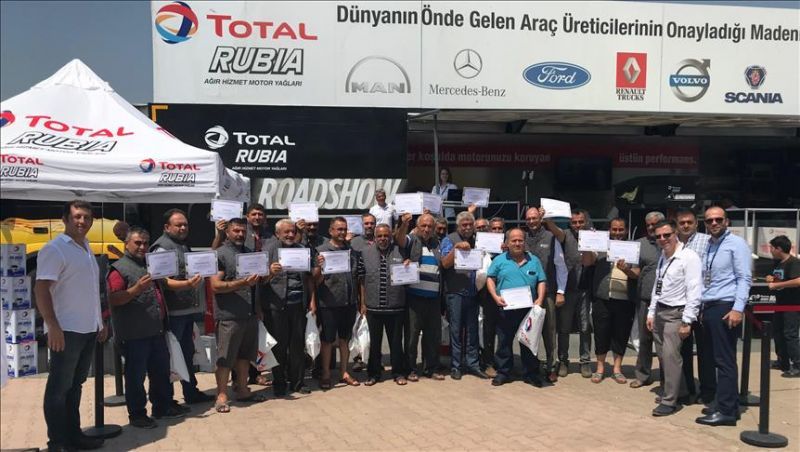 TOTAL uzun yol sürücüleriyle buluştu