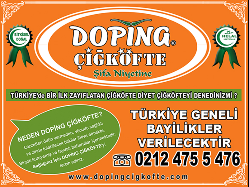 DOPİNG ÇİĞKÖFTE