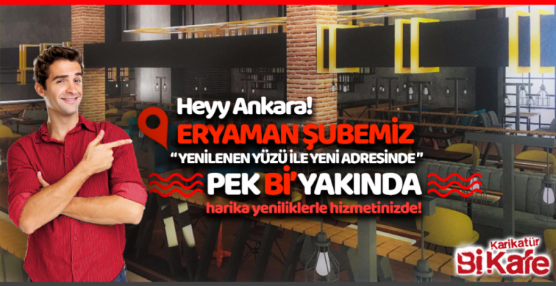 KARİKATÜR Bİ KAFE
